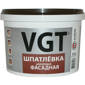 Шпатлевка фасадная акриловая прочная