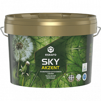 Краска акриловая для офисов и гостиных с шелковистым блеском