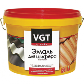 Эмаль акриловая полуглянцевая для шифера «Профи»