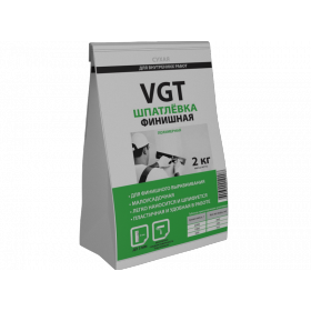 Шпатлёвка полимерная сухая финишная для внутренних работ